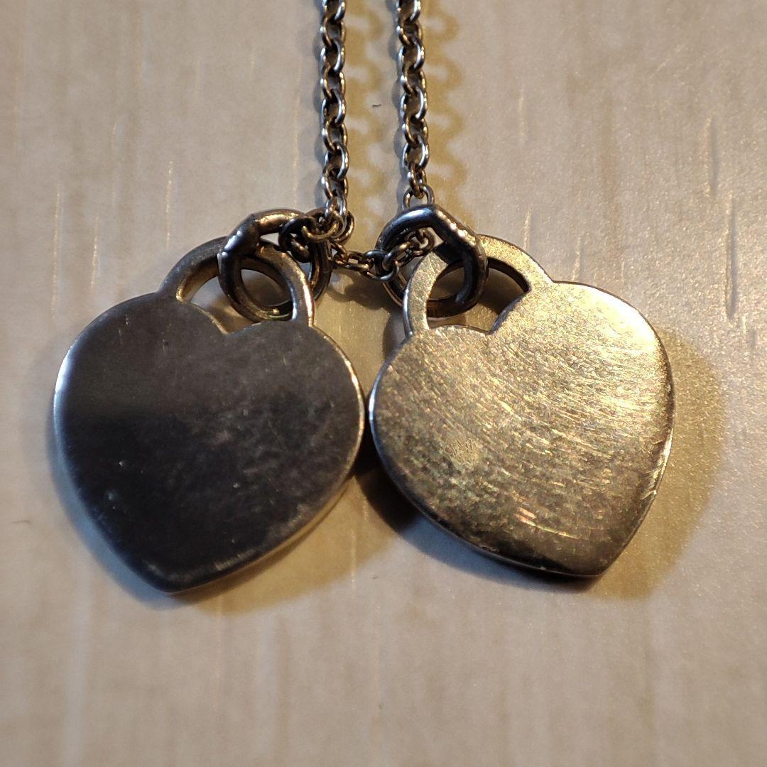 Tiffany & Co. リターントゥティファニー ダブルハートタグペンダント