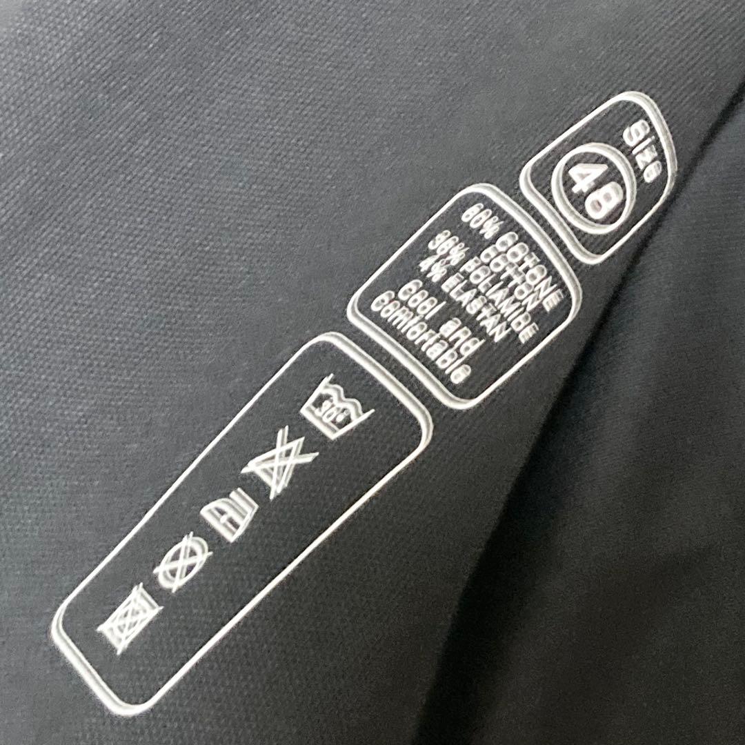 CIRCOLO1901 鹿の子 ジャージジャケット 伸縮性　現行　黒　48