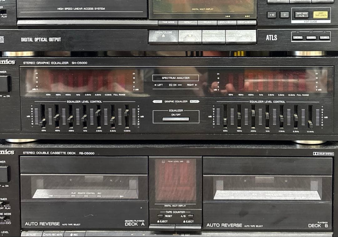 【ジャンク品】Technics（テクニクス）製のミニコンポ