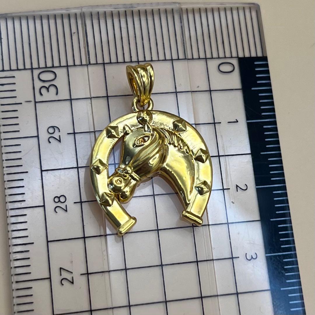 K18 ゴールド馬のチャーム Au 750