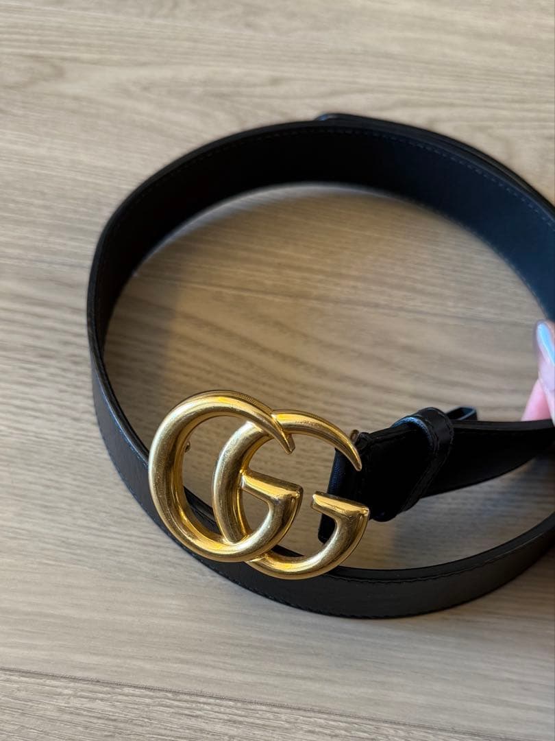 GUCCI ベルト　ダブルGバックル