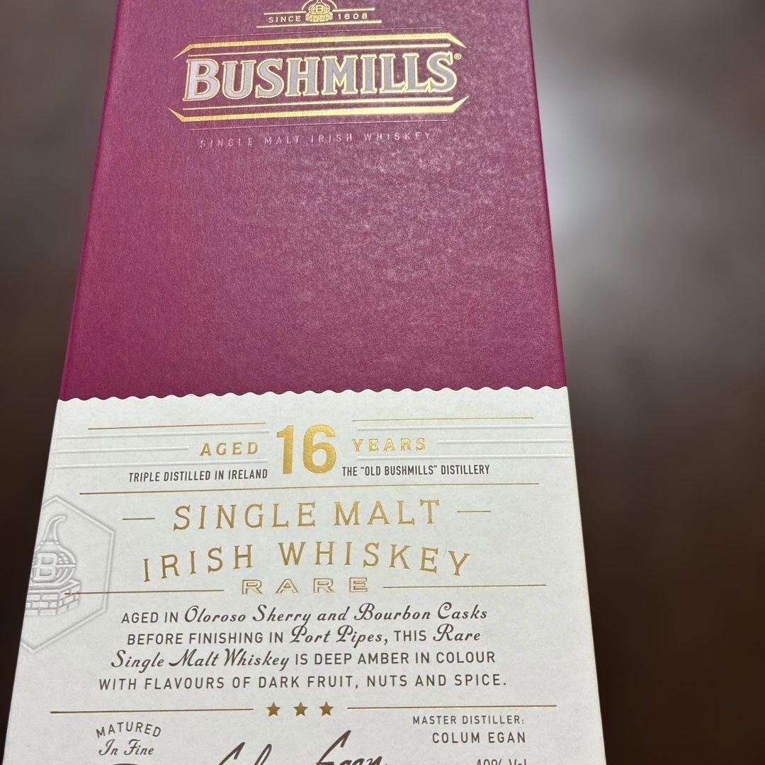 BUSHMILLS 16年 シングルモルトウイスキー 700ml