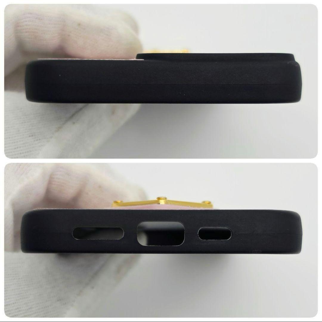 PRADA iphone13pro ケース サフィアーノレザー 三角ロゴ ピンク