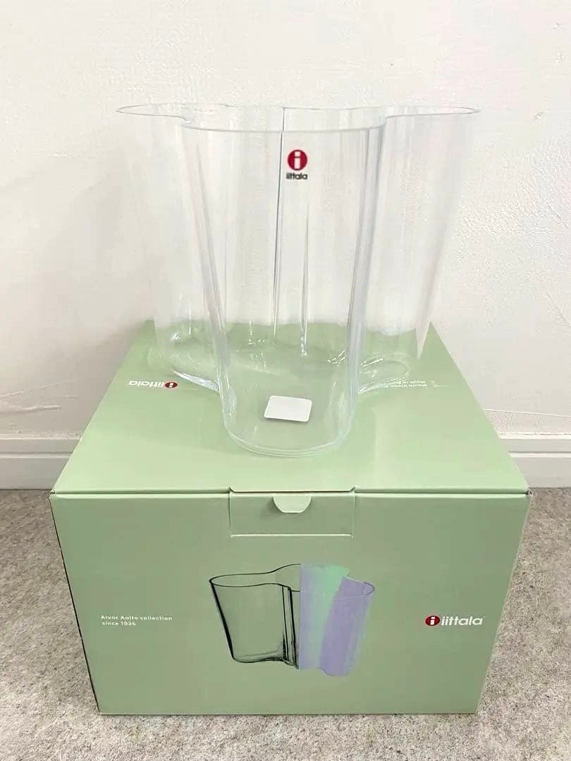 新品未使用 イッタラ アルヴァ・アアルト ベース 160mm クリア