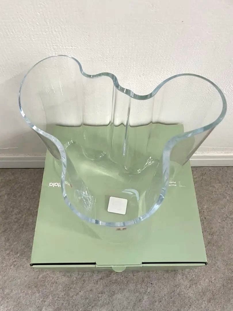 新品未使用 イッタラ アルヴァ・アアルト ベース 160mm クリア