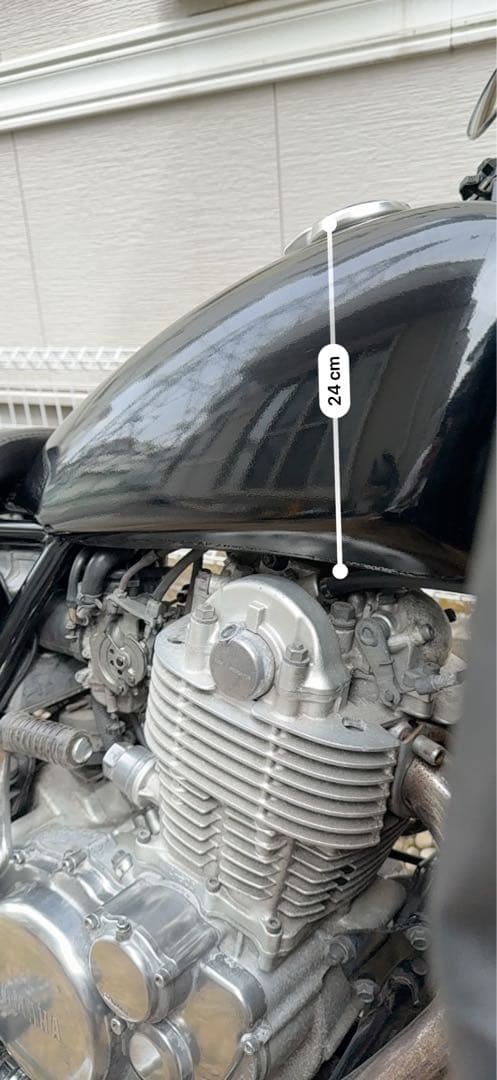 魚SR400 ワンオフ　タンク　ナロータンク