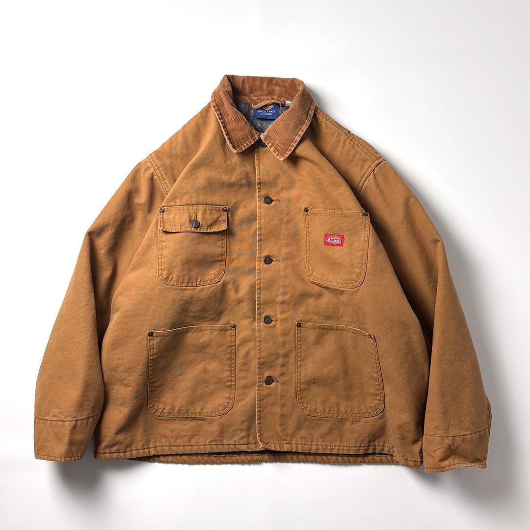 dickies ミシガンチョアコート XL カバーオール ブラウン ディッキーズ