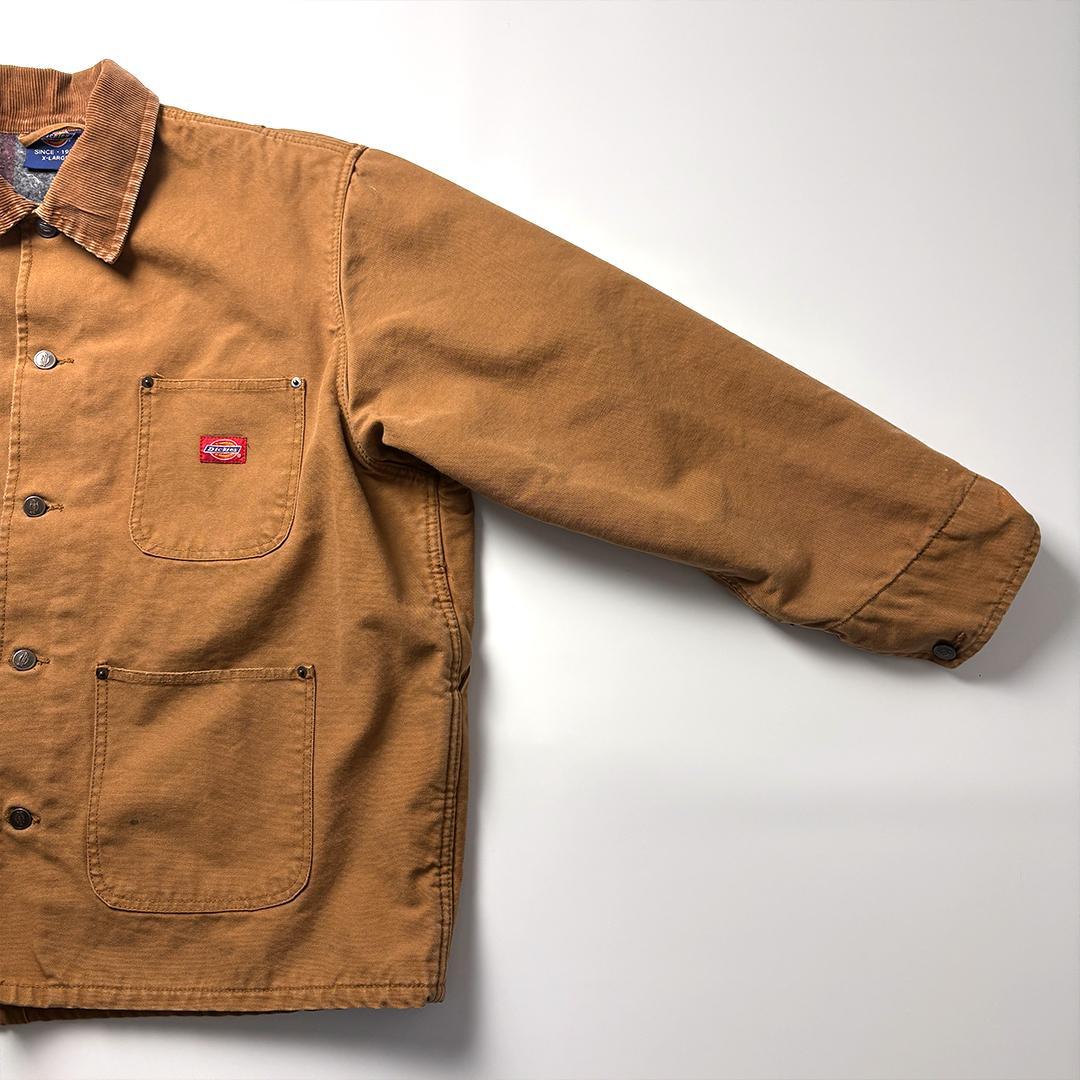 dickies ミシガンチョアコート XL カバーオール ブラウン ディッキーズ