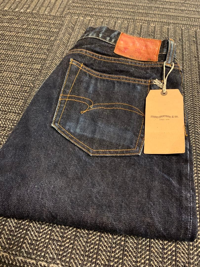 STUDIO D'ARTISAN ダルチザン SD103 濃紺デニムパンツW28