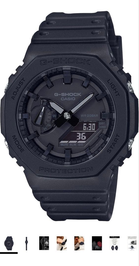 G-SHOCK GA-2100 ブラック 腕時計
