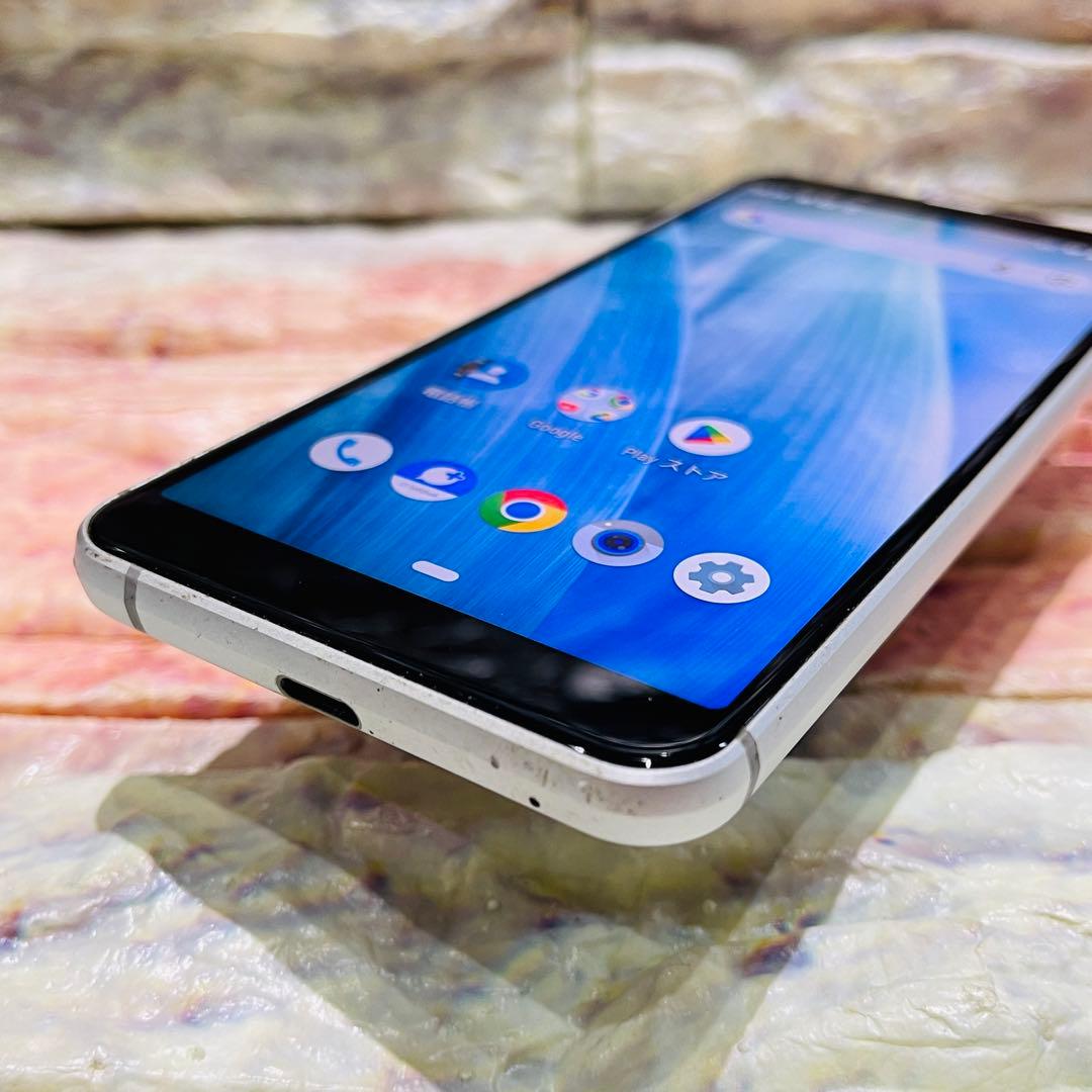 SIMフリー AQUOS sense3 basic 32GB シルバー 電池良好
