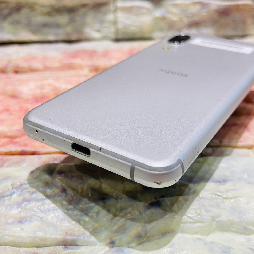 SIMフリー AQUOS sense3 basic 32GB シルバー 電池良好