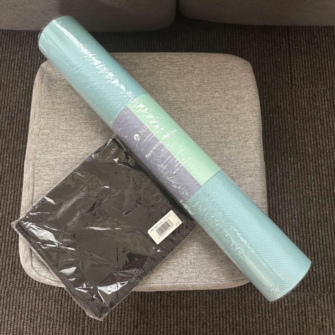【LAVA】【SUKALA】リバーシブルヨガマットとマットケースセット アクア