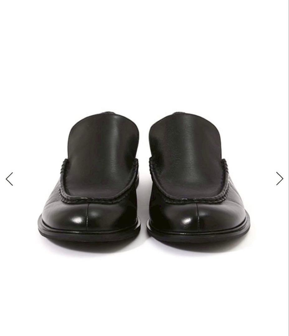 etretokyo エトレトウキョウ　オイルドレザーフラットローファー