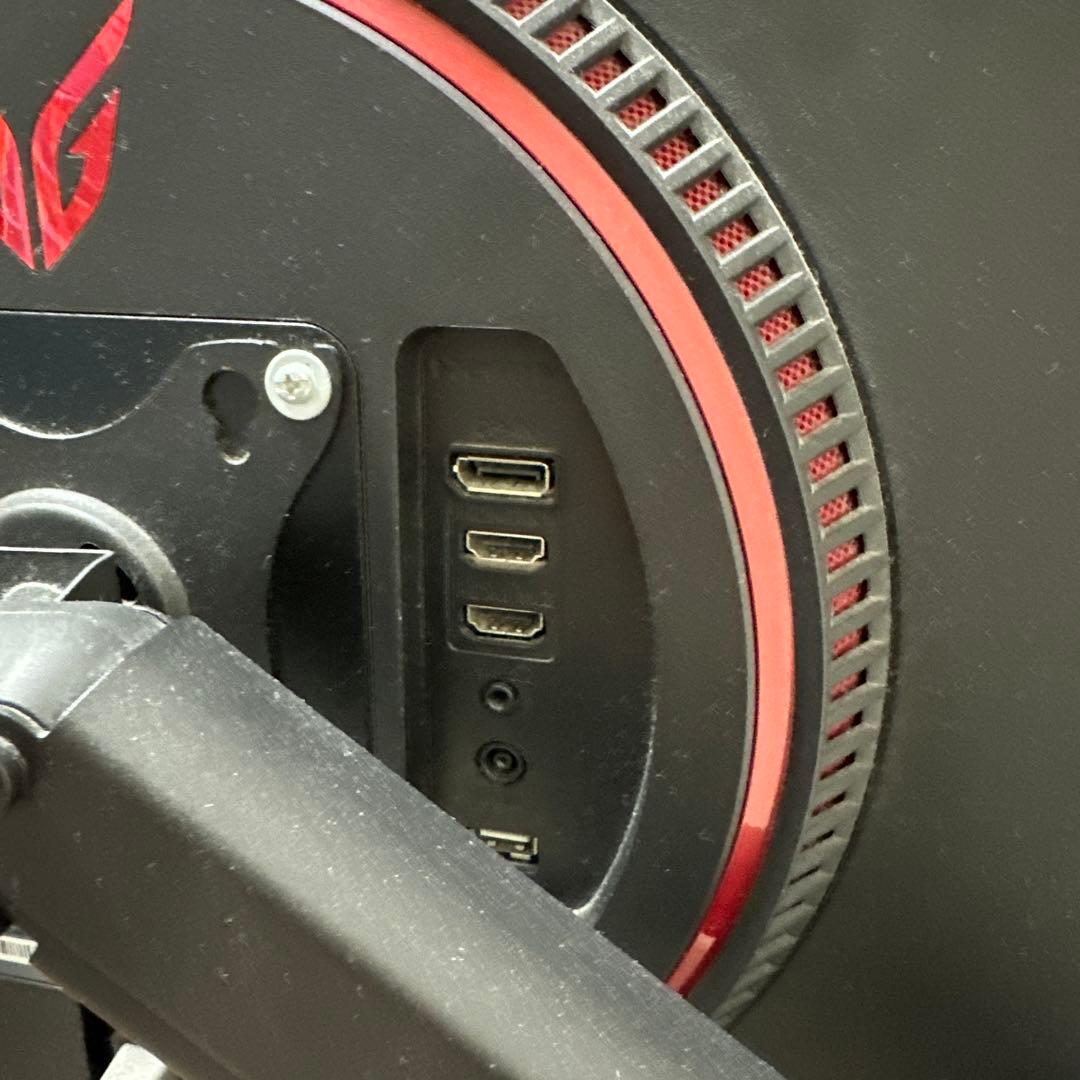 LG ゲーミングモニター　モニターアーム付き