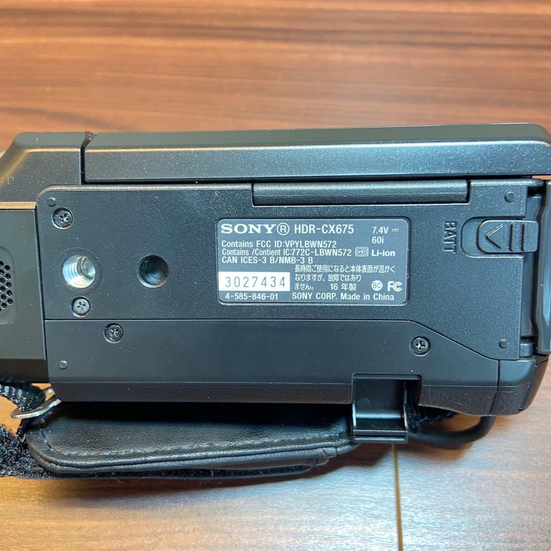 SONY HDR-CX675 ビデオカメラ ほぼ新品 3828