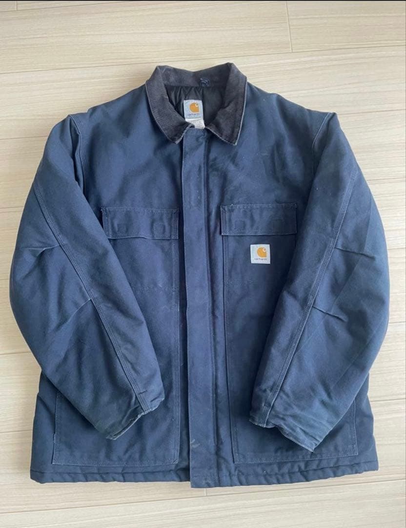 カーハート トラディショナルコート ネイビー サンプリングモデル