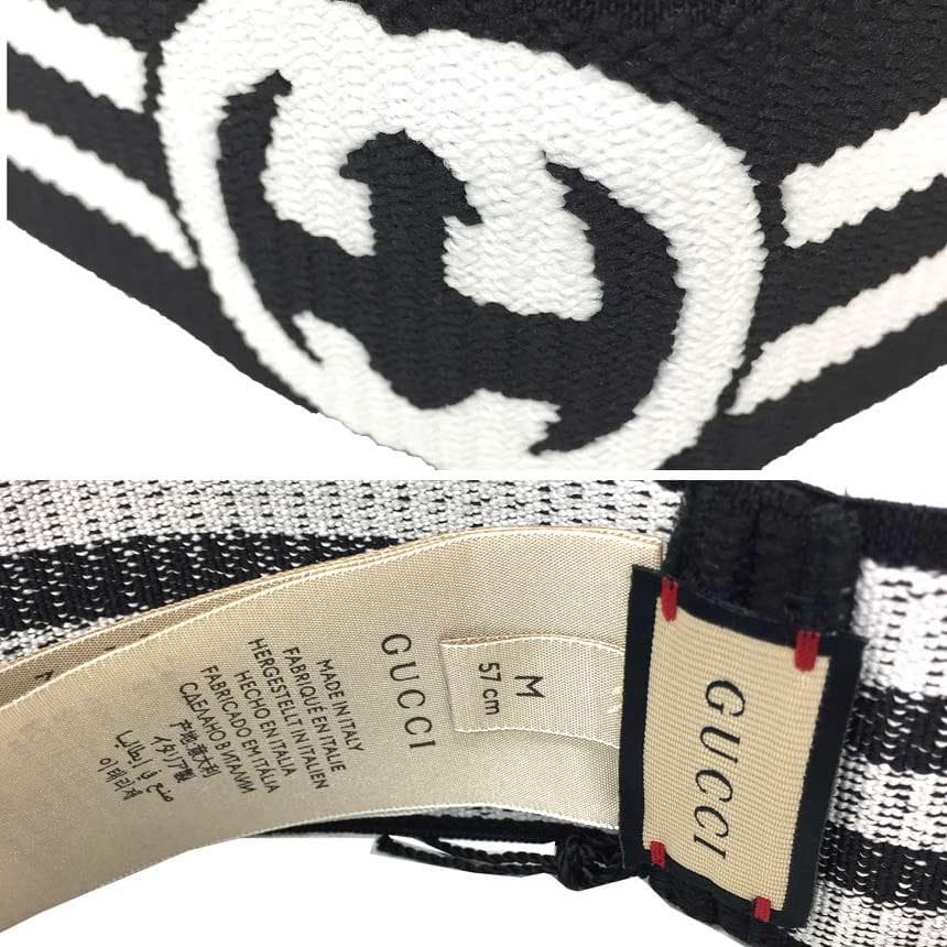 GUCCI インターロッキングG ヘアバンド Mサイズ aq11850
