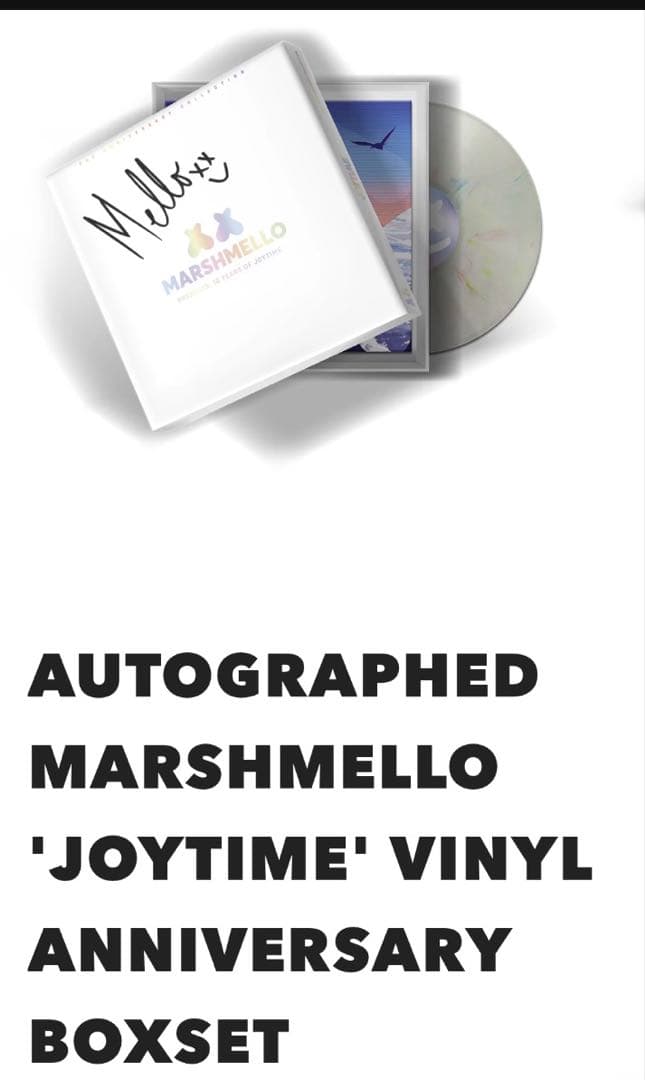 Marshmello Joytime 直筆サイン 限定200 LP BOXセット