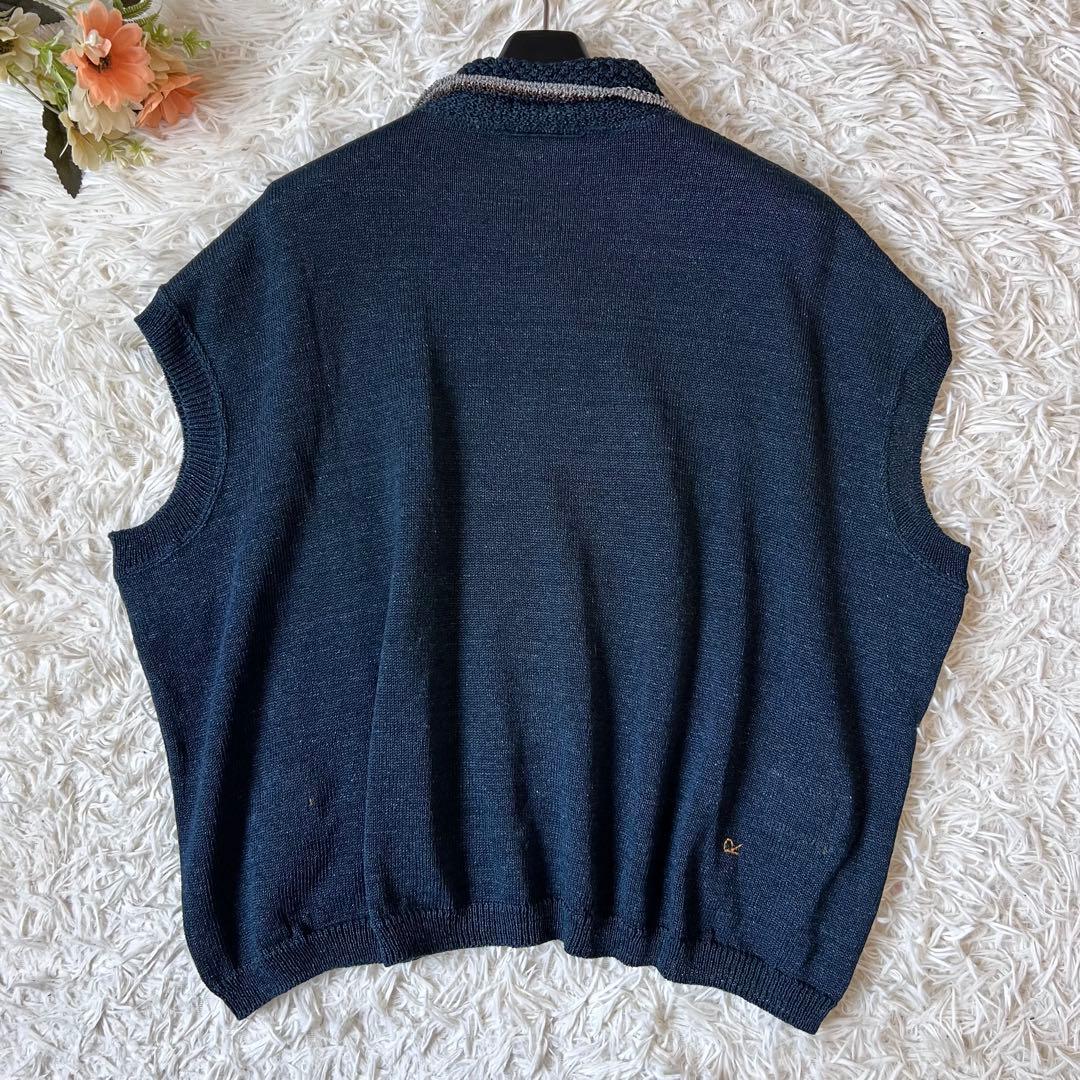 45R ギマ ニットソー の M ポロ（ インディゴ ）