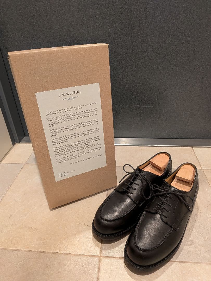 【美品】J.M.WESTON JMウエストン　ゴルフ 7D ブラック 黒色