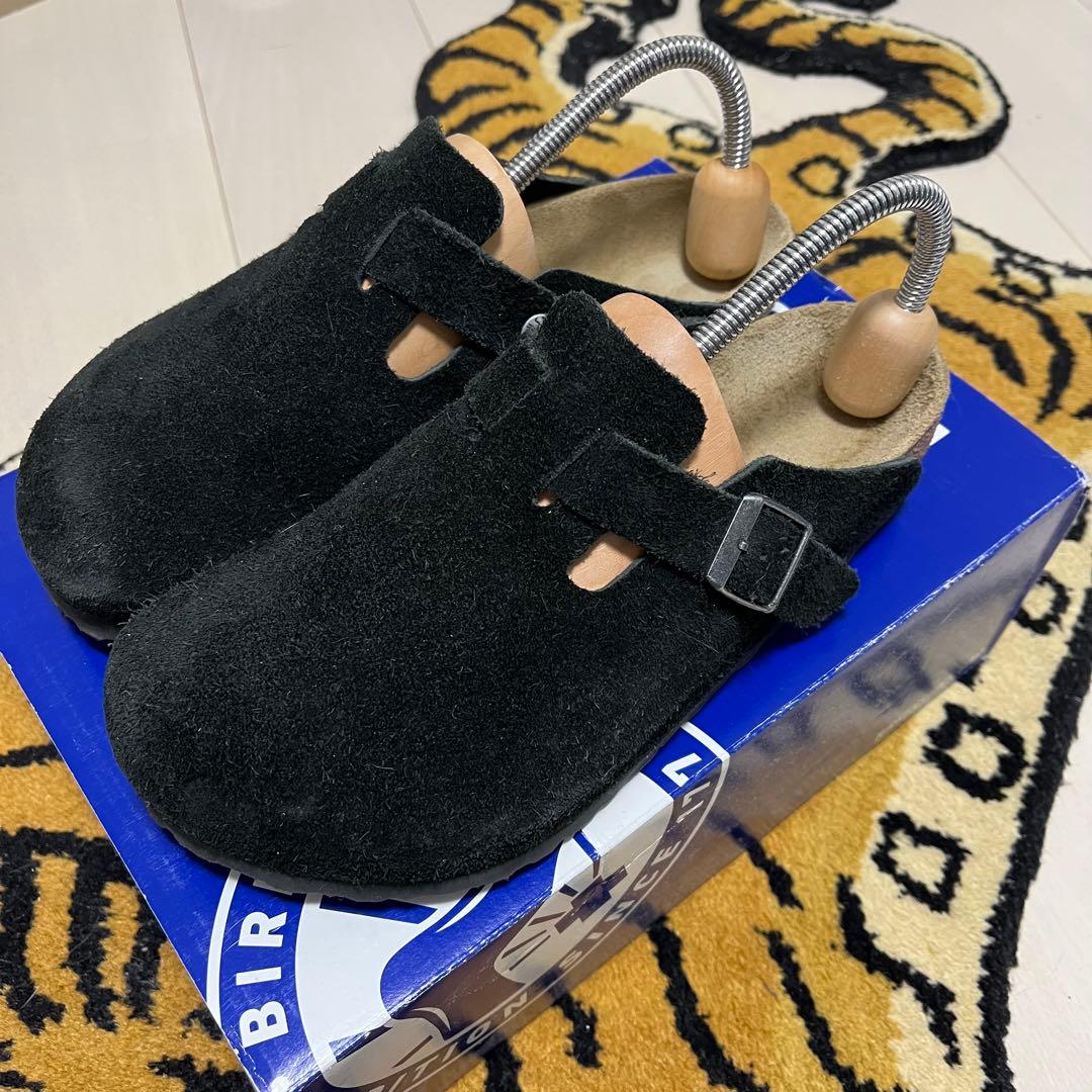 ビルケンシュトック Boston ボストン　スエード　ブラック　39 普通幅