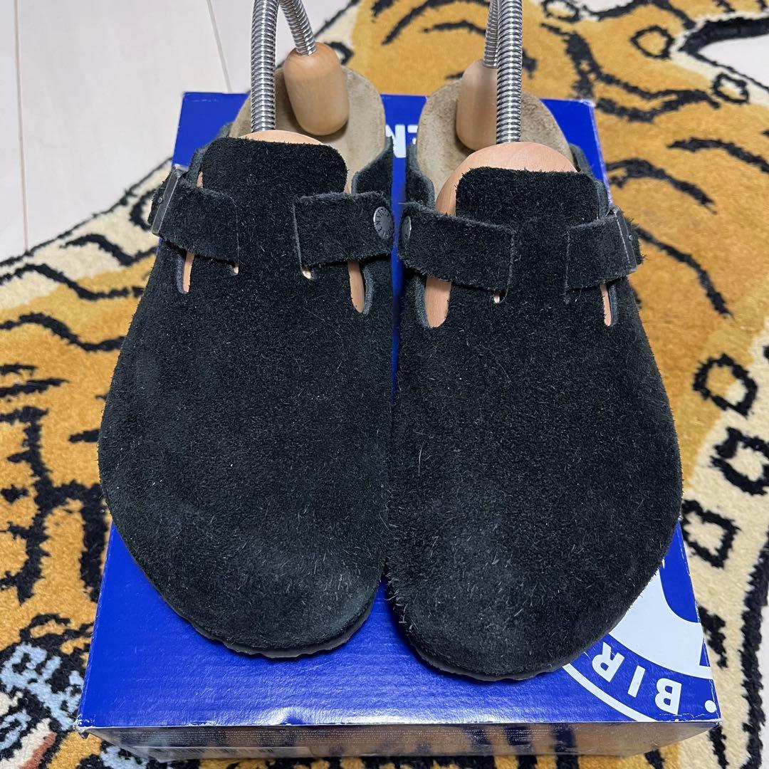 ビルケンシュトック Boston ボストン　スエード　ブラック　39 普通幅