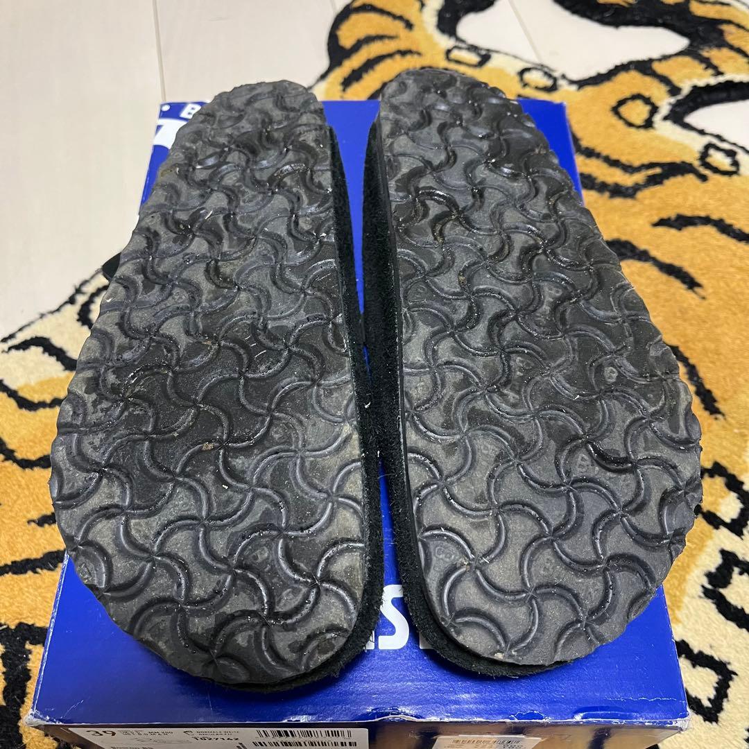 ビルケンシュトック Boston ボストン　スエード　ブラック　39 普通幅