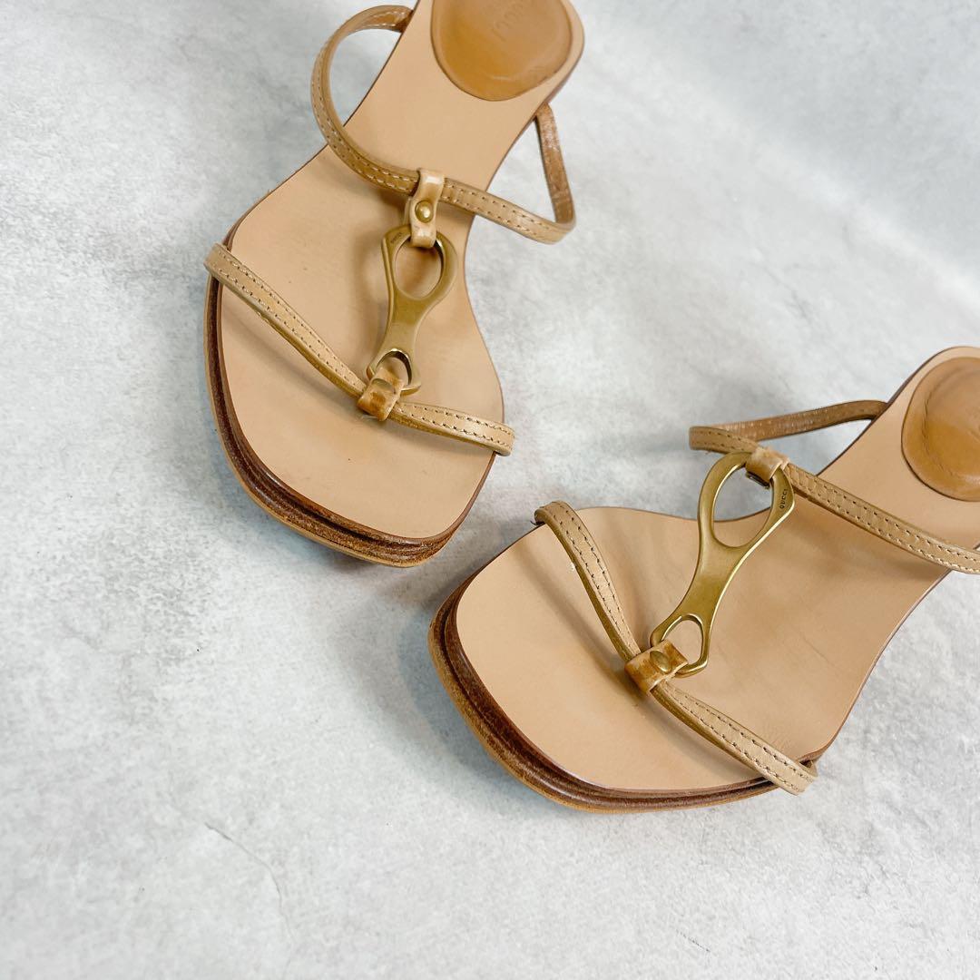 靴 Vintage Gucci Horsebit Sandals 5C