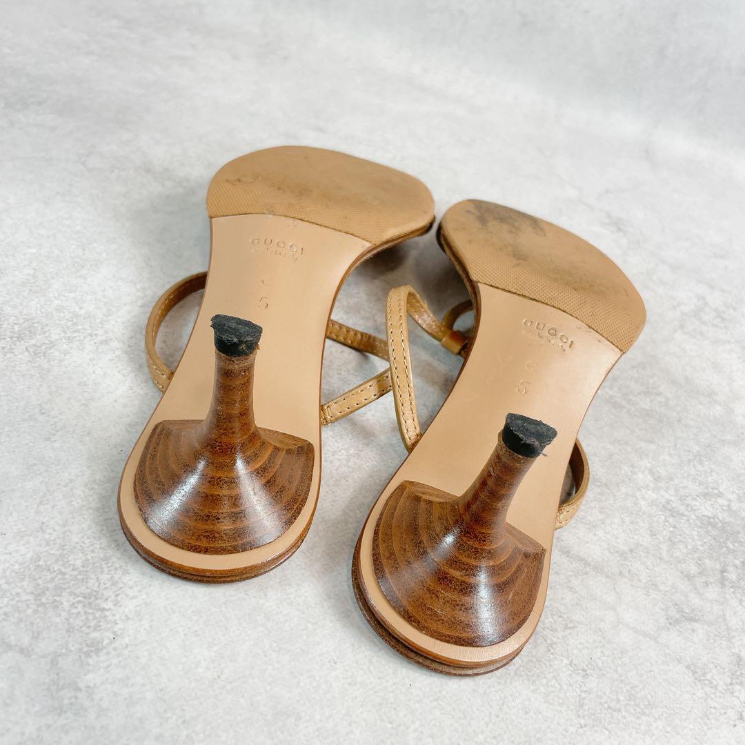 靴 Vintage Gucci Horsebit Sandals 5C