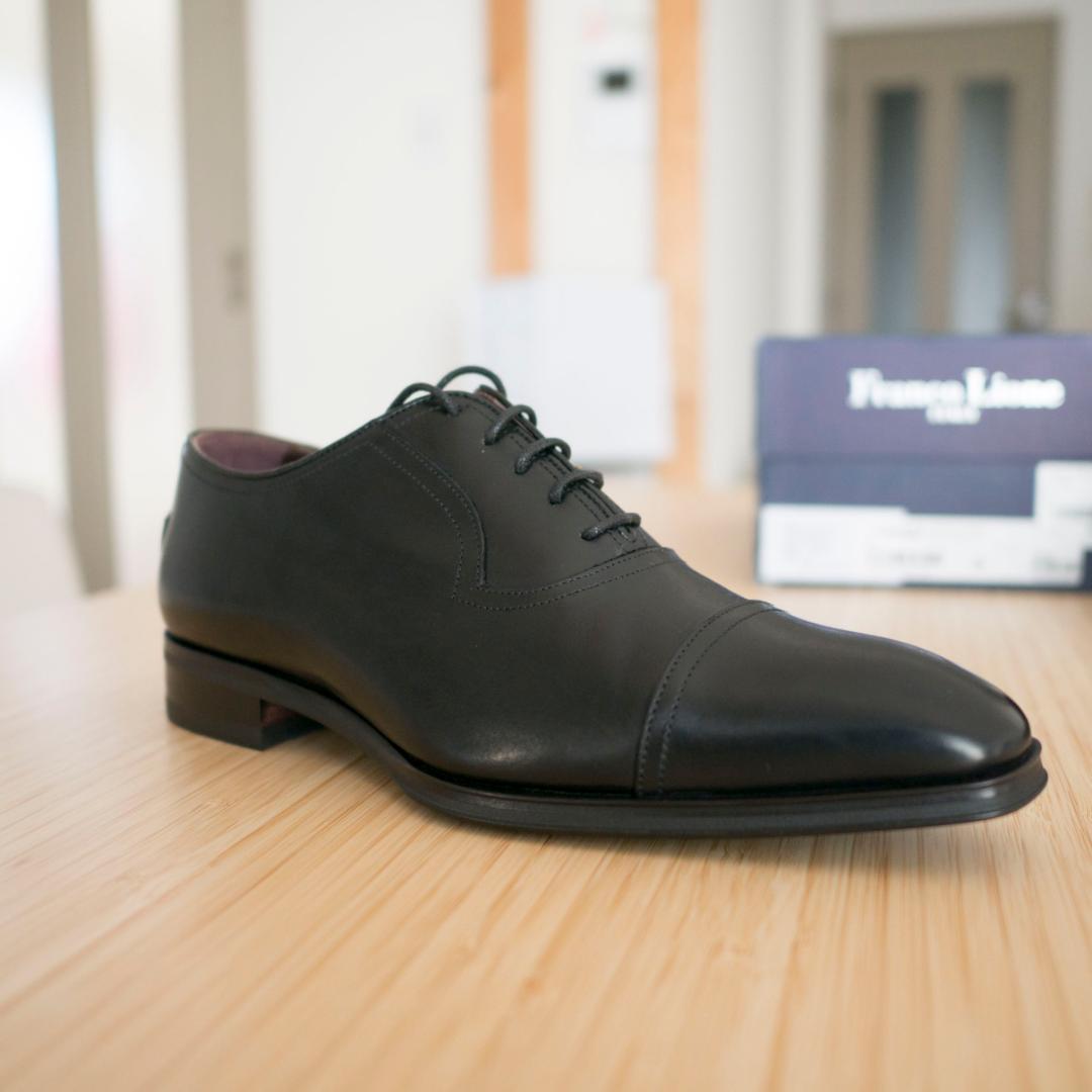 新品未使用 Franco Lione 39号24.5cm イタリア製 革靴 本革