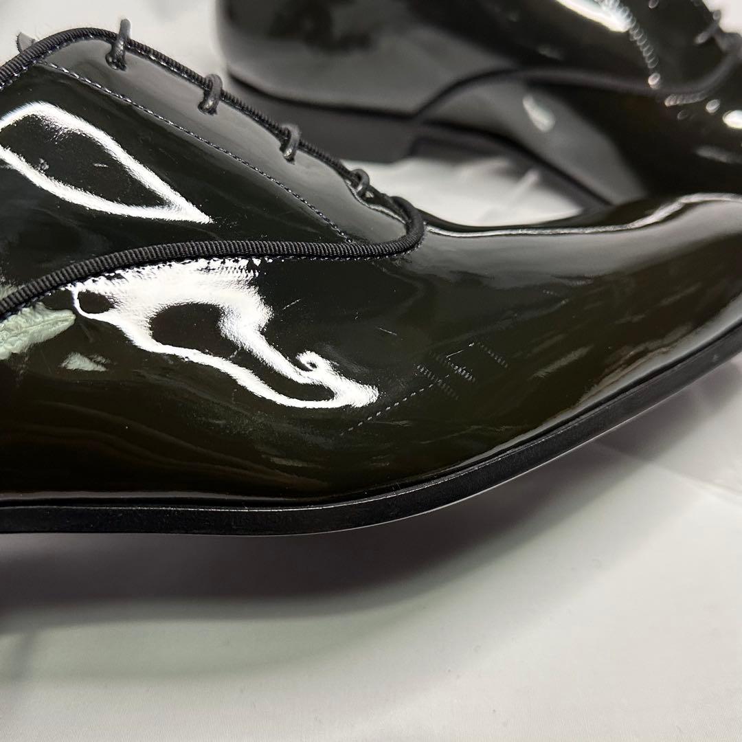 新品未使用☆ランバン☆エナメルシューズ☆ブラック☆本革☆オペラパンプス☆201