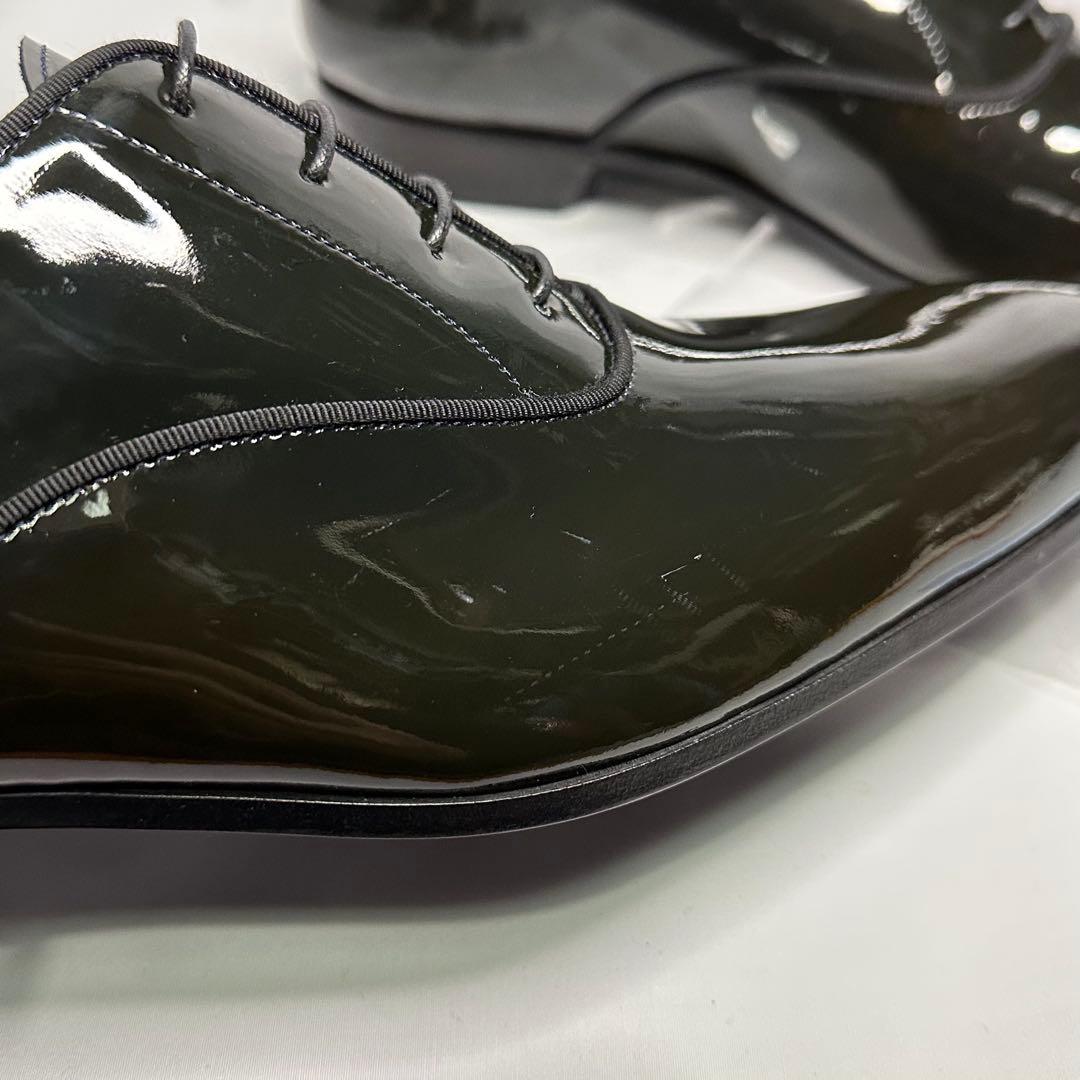 新品未使用☆ランバン☆エナメルシューズ☆ブラック☆本革☆オペラパンプス☆201