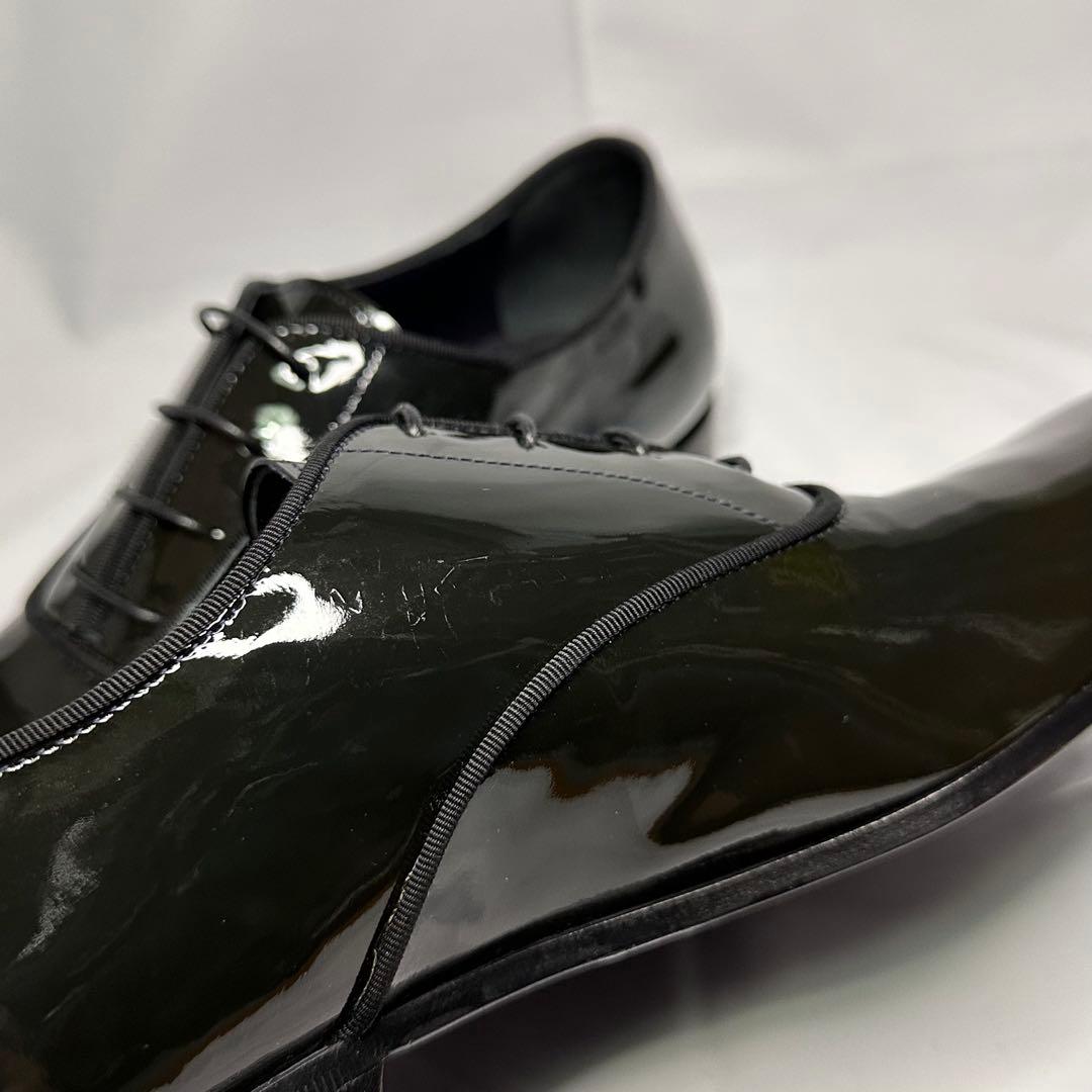 新品未使用☆ランバン☆エナメルシューズ☆ブラック☆本革☆オペラパンプス☆201