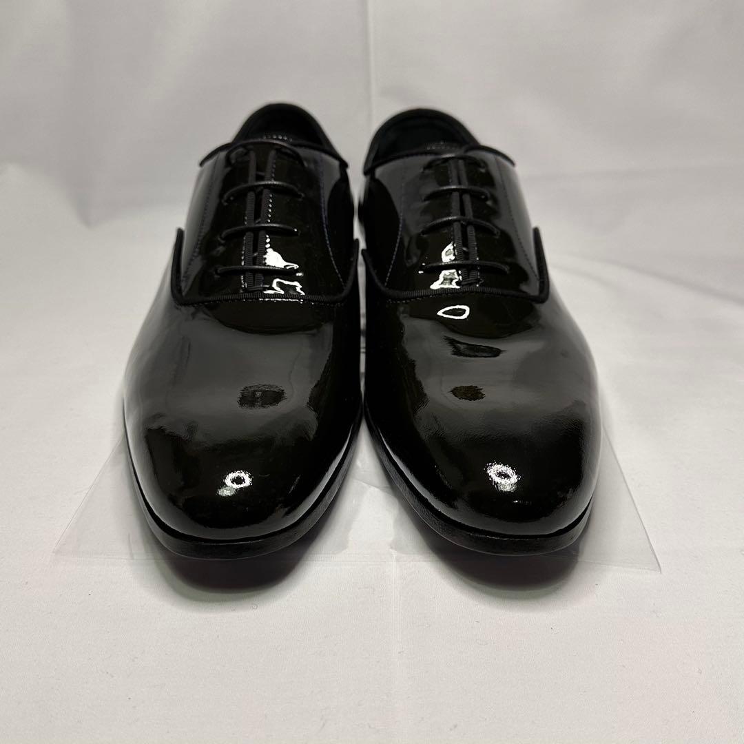 新品未使用☆ランバン☆エナメルシューズ☆ブラック☆本革☆オペラパンプス☆201