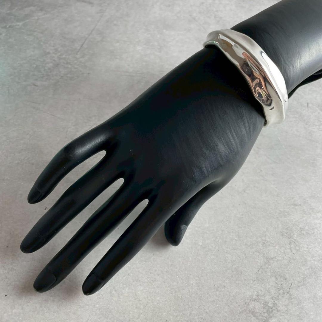 オールドティファニー リーフ カフ バングル ブレスレット MP1fe