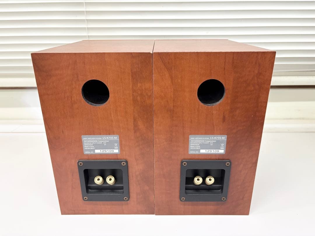 KENWOOD K-735 ミニコンポ 木目スピーカー付