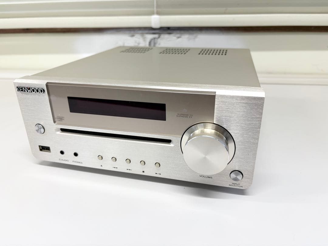 KENWOOD K-735 ミニコンポ 木目スピーカー付