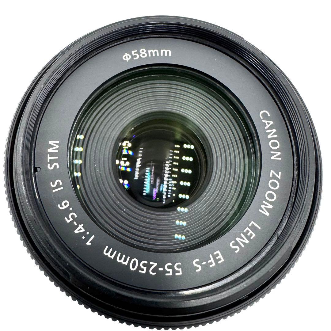 美品 超望遠 CANON EF-S 55-250mm IS STM