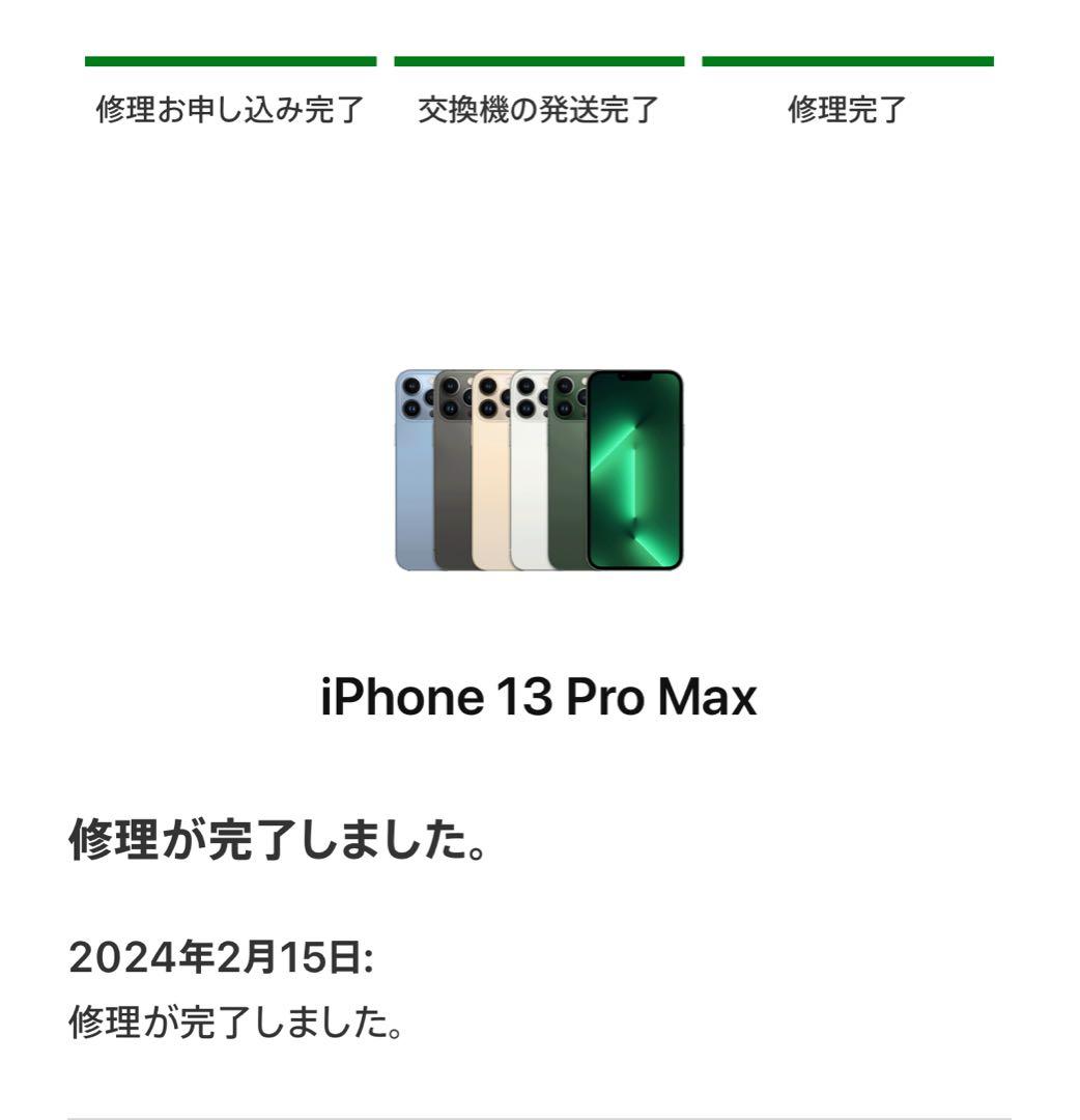 携帯電話本体 iPhone 13 ProMax 256GB