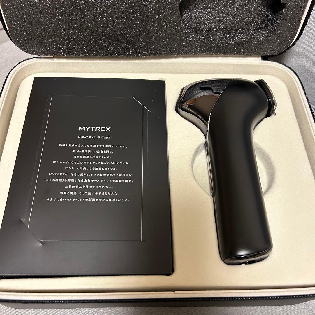 最終値下げ　マルチヘッド美顔器MYTREX MiRAY ONE ブラック