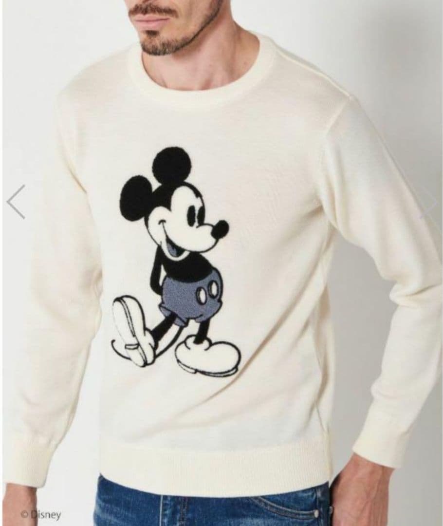 極美品✨ウノピュウノウグァーレトレ ディズニーコラボ ミッキー ニットセーター
