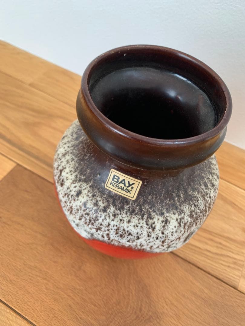 ドイツ　Fat Lava Bay keramik社製　ヴィンテージ花瓶