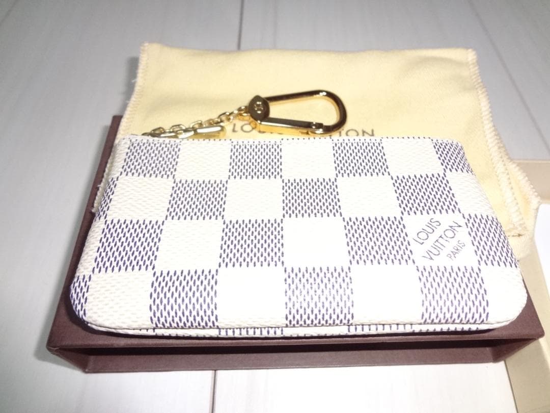 ルイヴィトン　ケース　ダミエ・アズール　ポシェット・クレ　小銭