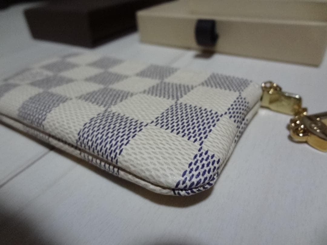 ルイヴィトン　ケース　ダミエ・アズール　ポシェット・クレ　小銭