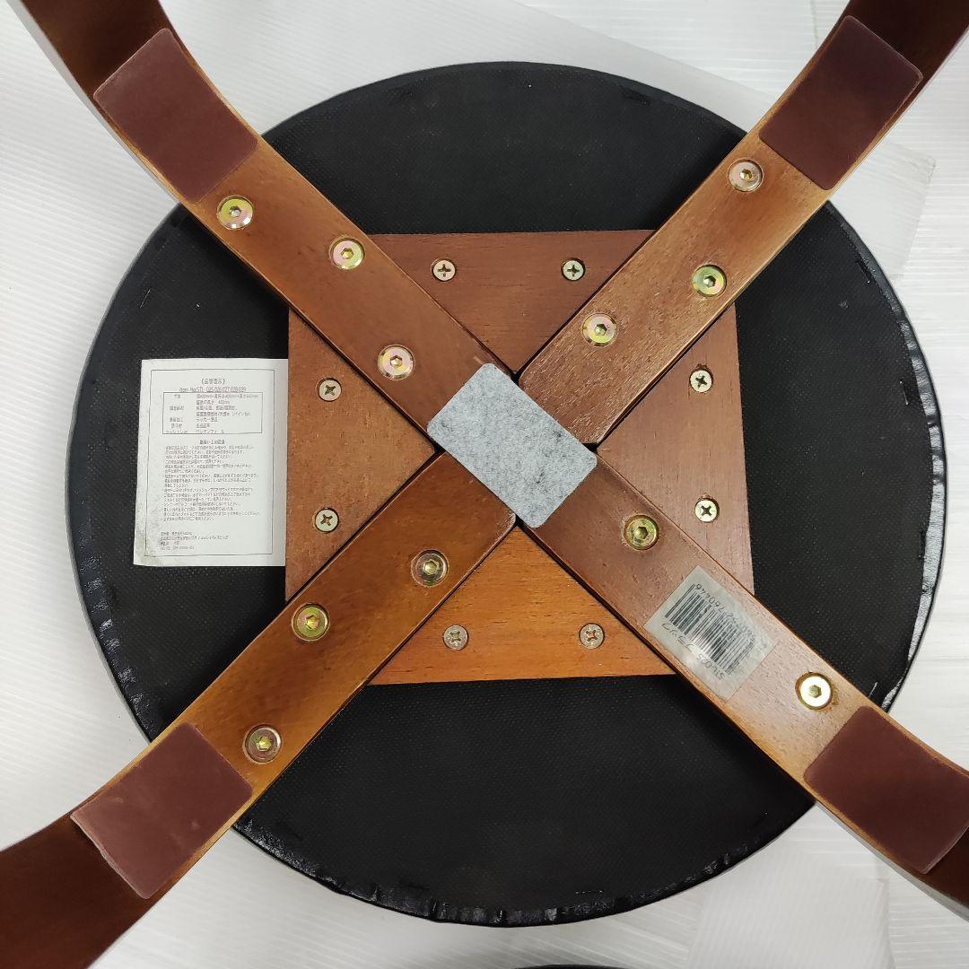 【数日セール】スツール　丸椅子　4脚セット　ブラック