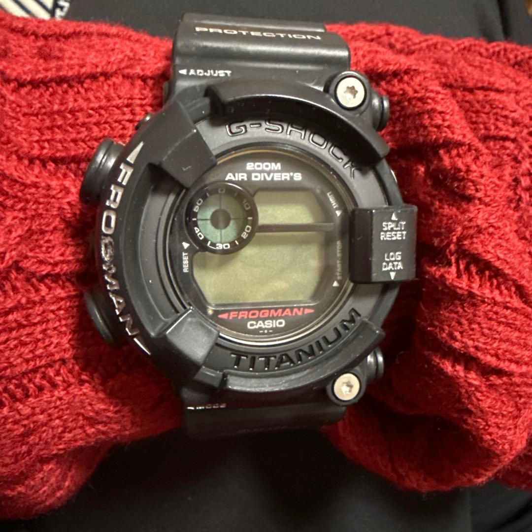 G-SHOCK FROGMAN 8200Z-1T 電池切れ