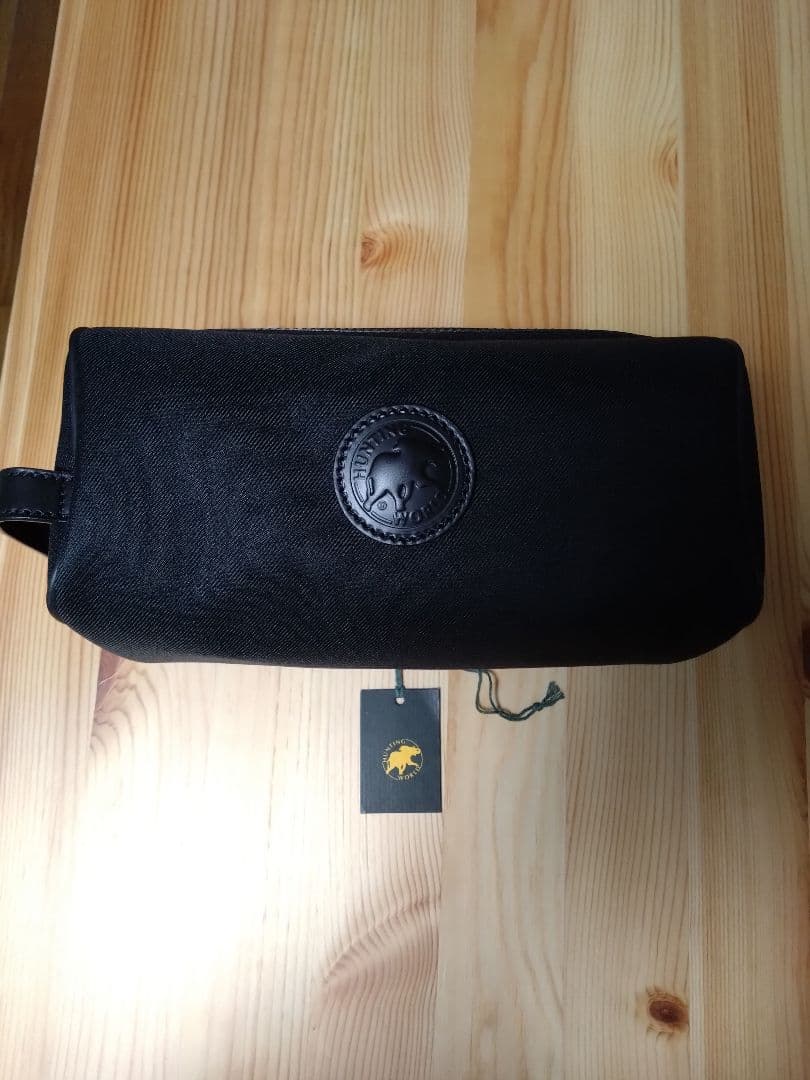 ハンティングワールドサファリ セカンドバッグ 黒