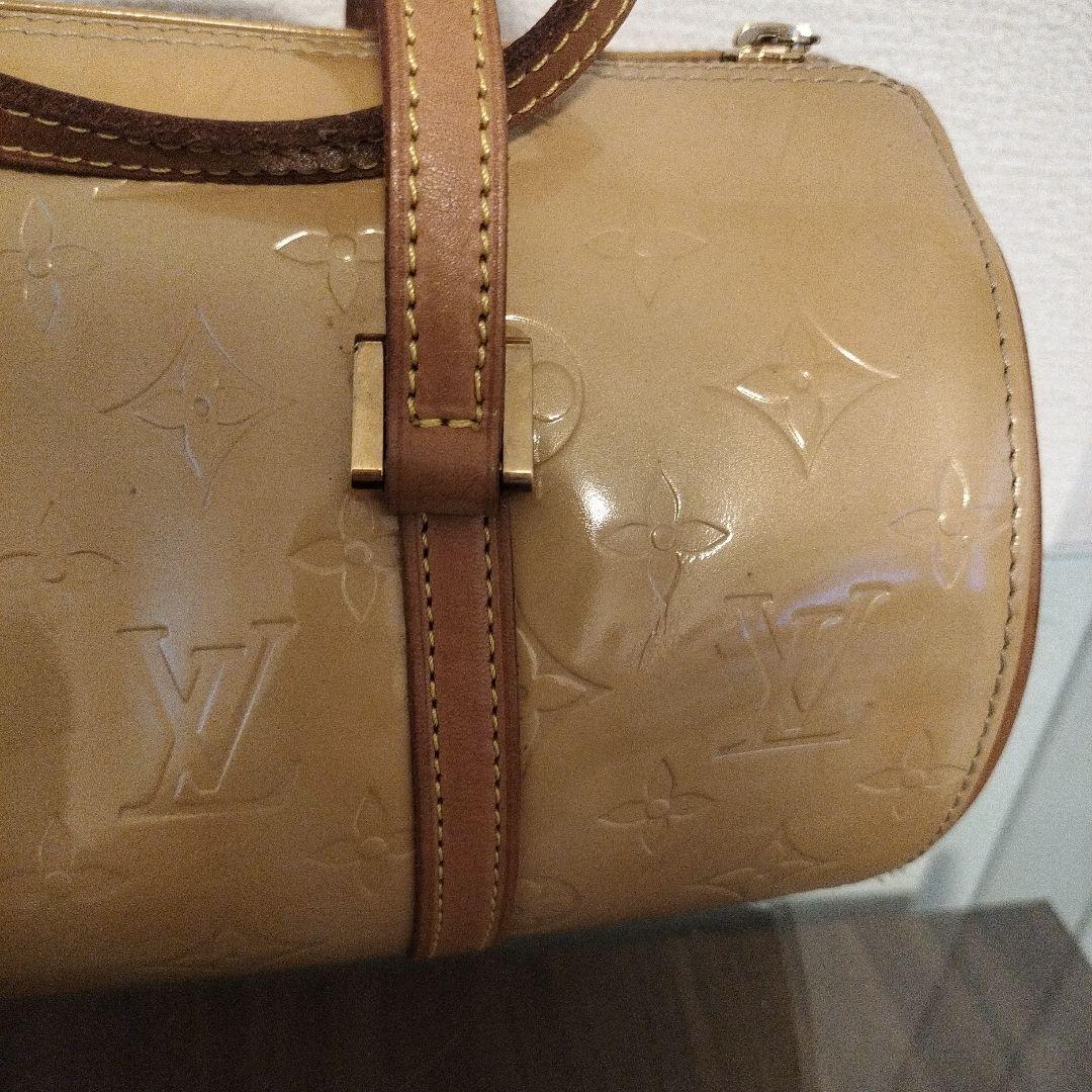 Louis Vuitton ヴェルニ、ボストンバッグ ベージュ