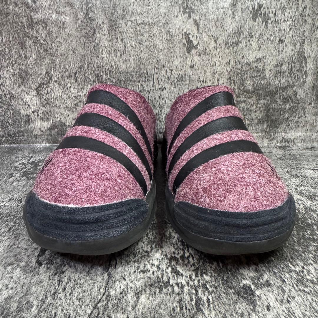 【美品】adidas トアロ クロッグ サンダル ワイン ブラック 25.5